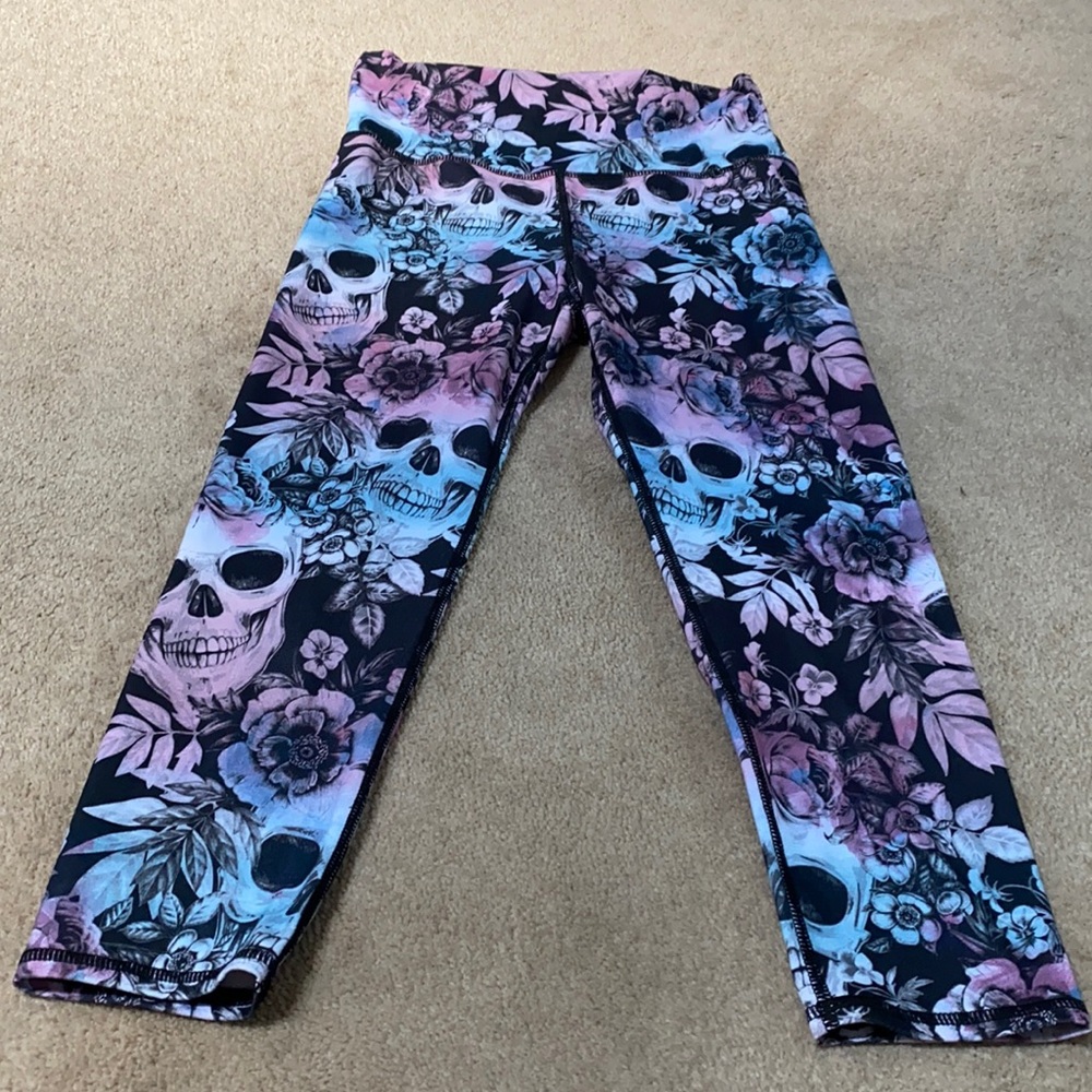 Evolution and creation skeleton leggings